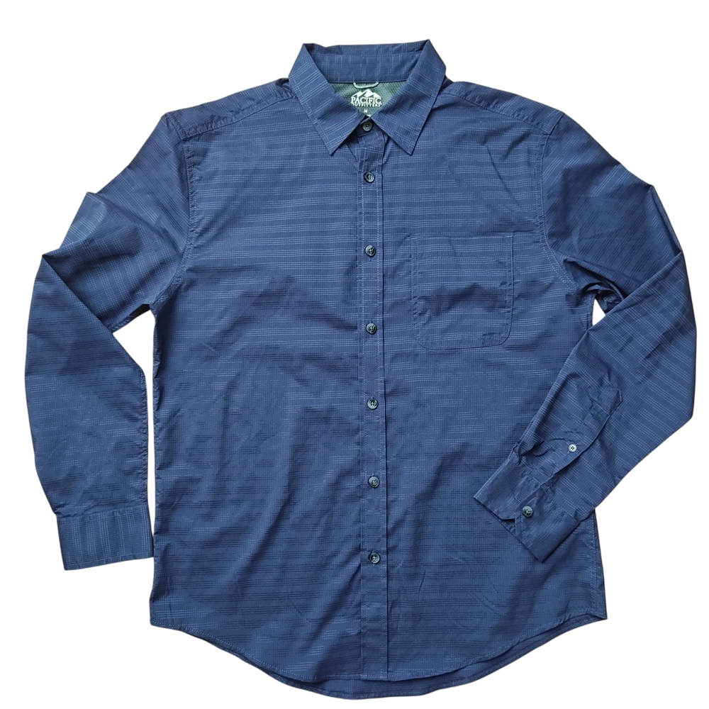 Pacific Outfitters Men's Button-up Long Sleeve Shirt